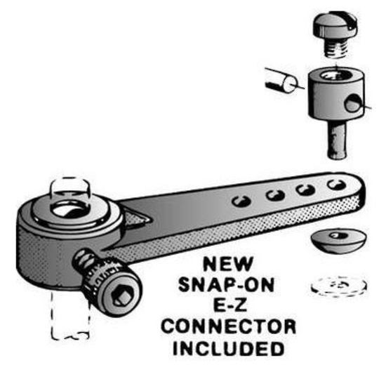 DuBro 155 Nylon Steering Arm Assembly 11/4"